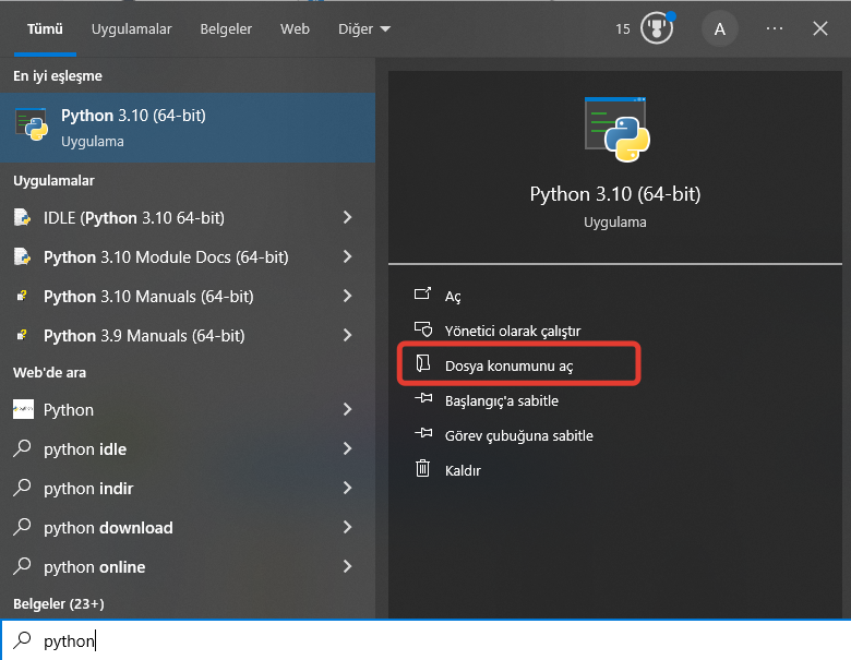 image Python Bulunamadı Hatası Nasıl Çözülür?